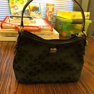 Coach Signature Purse - Black